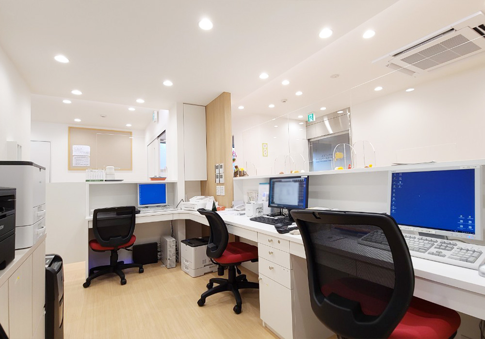 受付バックヤード