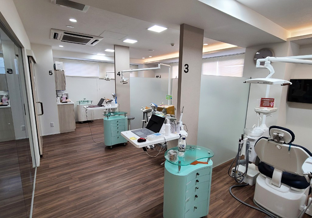 歯科医院 移転工事｜照明演出にこだわった高級感あるクリニック内装